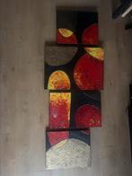 Abstracte schilderijen set Rudi Seidel., Ophalen of Verzenden