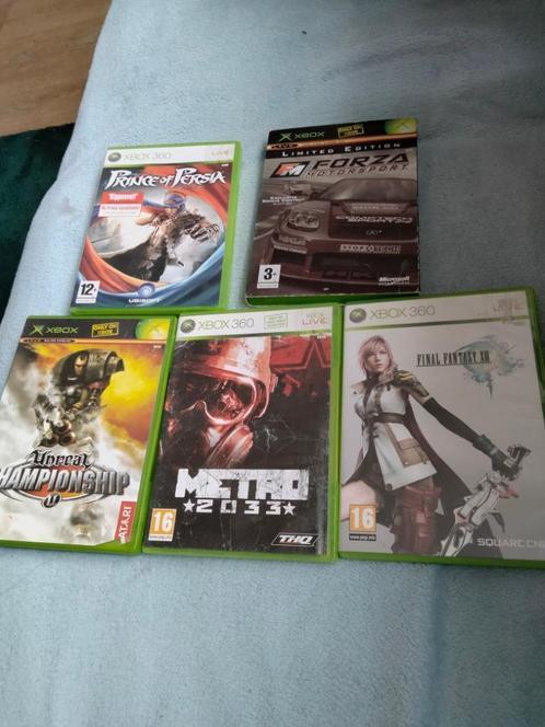 X box spellen/games. 5x  met boekjes. Per spel te koop., Spelcomputers en Games, Games | Xbox 360, Gebruikt, Avontuur en Actie