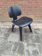Zwarte Plywood Stoel, Huis en Inrichting, Stoelen, Gebruikt, Zwart, Ophalen of Verzenden, Hout