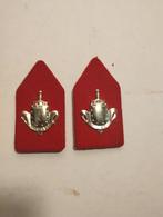 Infanterie Kraagemblemen - Set van 2, Ophalen of Verzenden, Landmacht, Embleem of Badge