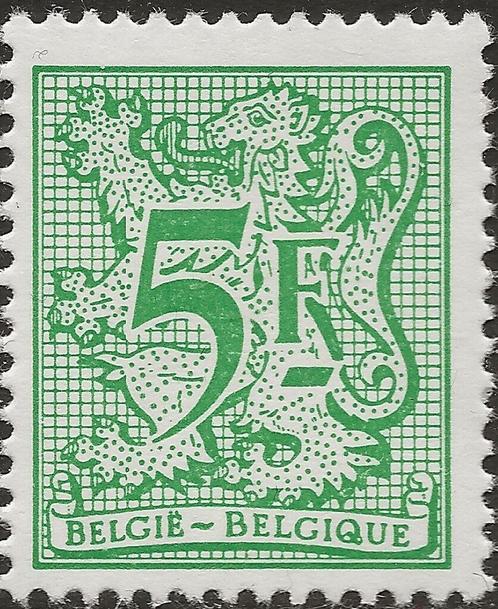 1960 - 1979 - cijfer op heraldieke leeuw - postfris XXX, Postzegels en Munten, Postzegels | Europa | België, Postfris, Orginele gom
