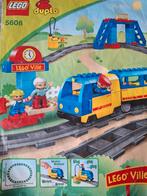 Duplo 5608. Treinset. Trein, wagon, station, brug, rails, Ophalen of Verzenden, Gebruikt, Duplo