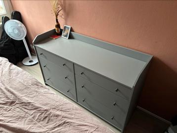 IKEA Hauga ladekast - dressoir / Commode grijs beschikbaar voor biedingen