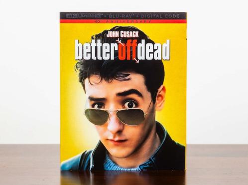 Better Off Dead 4K UHD + Blu-Ray (UK Import), Cd's en Dvd's, Blu-ray, Nieuw in verpakking, Humor en Cabaret, Ophalen of Verzenden