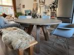 Woood Rhonda eettafel 129cm, Huis en Inrichting, Ophalen, Zo goed als nieuw, Vijf personen of meer, 100 tot 150 cm