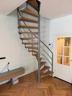 Te Koop Design trap met eiken tredes 345cm, Doe-het-zelf en Verbouw, Ladders en Trappen, Ophalen of Verzenden, Zo goed als nieuw