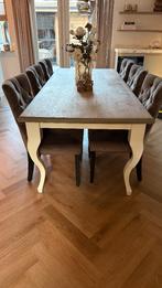 Eettafel – Richmond Oakdale (landelijke stijl), Huis en Inrichting, Tafels | Eettafels, Ophalen, Gebruikt, Eikenhout, 200 cm of meer