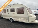 AVENTO 445 VOORTENT, VAST BED, VLOERVERWARMING 7995,, Caravans en Kamperen, Standaardzit, Avento, Bedrijf, Vast bed