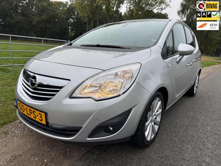 Opel Meriva 1.4 Turbo Cosmo 140PK top onderhouden, Auto's, Opel, Bedrijf, Te koop, Meriva, ABS, Airbags, Airconditioning, Boordcomputer