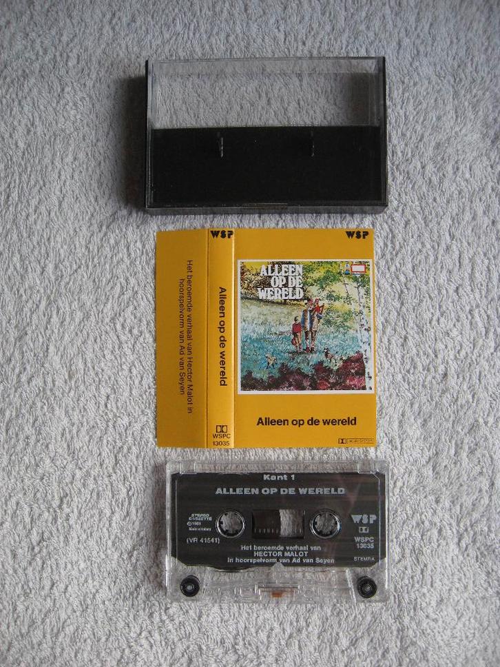 WSP Musicassette (MC) Alleen op de wereld (Hector Malot), Cd's en Dvd's, Cassettebandjes, Zo goed als nieuw, Origineel, Kinderen en Jeugd