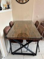 Eettafel en dalon tafel, Huis en Inrichting, Tafels | Eettafels, Ophalen, Rechthoekig, Glas, 50 tot 100 cm