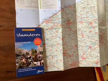 Vlaanderen België ANWB reisgids + kaart oa Ieper beschikbaar voor biedingen