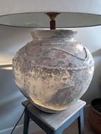 Prachtige Grote Kruiklamp, Huis en Inrichting, Lampen | Tafellampen, Ophalen, Gebruikt, 50 tot 75 cm, Stof