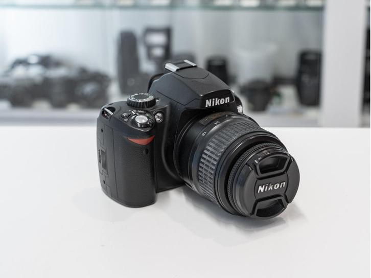Nikon D60 + 18-55mm lens (Fotogroep Doorn), Audio, Tv en Foto, Fotocamera's Digitaal, Gebruikt, Spiegelreflex, Nikon, 4 t/m 7 keer