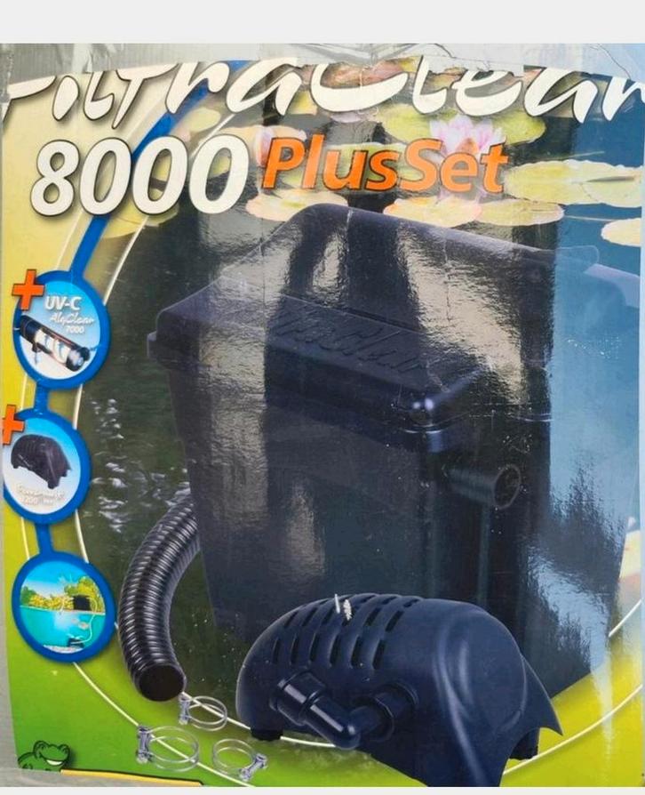 Ubbink FiltraClear 8000 plus set Vijverfilter set, Tuin en Terras, Vijver-toebehoren, Nieuw, Vijverfilter, Ophalen of Verzenden