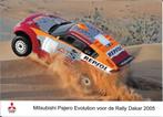 4 persfoto's Mitsubishi Pajero Evolution, 2005, Ophalen of Verzenden, Nieuw, Mitsubishi