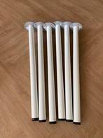 6x Adils tafelpoten wit, Ophalen, Gebruikt, 50 tot 100 cm, Minder dan 50 cm