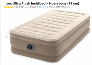 Intex Ultra Plush luchtbed - 1-persoons (99 cm) beschikbaar voor biedingen