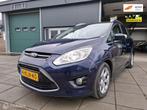 Ford Grand C-Max 1.0 Lease Titanium/clima/navi/trekhaak, Auto's, Voorwielaandrijving, Gebruikt, Blauw, Origineel Nederlands