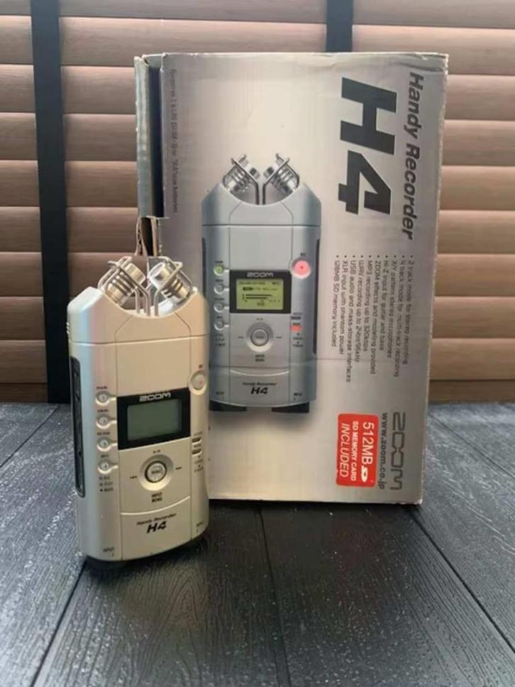 Zoom H4 Digital Field Recorder 2  / 4-Ch, Audio, Tv en Foto, Professionele Audio-, Tv- en Video-apparatuur, Nieuw, Audio, Ophalen of Verzenden
