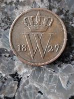 1 cent 1827 zie foto's, Postzegels en Munten, Munten | Nederland, Koning Willem I, Ophalen of Verzenden, 1 cent