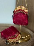 Kerst ornament Barok Tasjes Set - Rood met Kralen, Diversen, Kerst, Ophalen of Verzenden, Nieuw