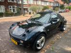 Smart Roadster 0.7 60KW AUT 2003 Zwart cabrio, Auto's, Automaat, Achterwielaandrijving, Zwart, Roadster