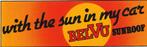 Sticker auto Sunroof van BelVu, Verzenden, Zo goed als nieuw, Merk