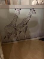Nieuwe giraffe glasschilderij 100x160cm, Huis en Inrichting, Woonaccessoires | Schilderijen, Tekeningen en Foto's, Ophalen, Q