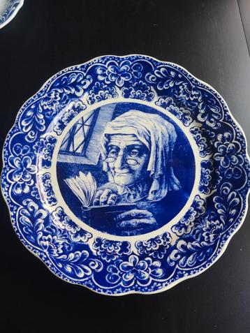 Delfts Blauw Wandbord Boch Frères - Perfecte Staat beschikbaar voor biedingen