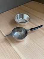 Theezeefje met uitlekbakje, Ophalen of Verzenden, Zo goed als nieuw