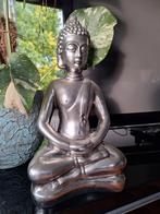 Zilveren Buddhabeeld - breng Oosterse sfeer in huis, Ophalen of Verzenden, Zo goed als nieuw