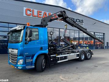 DAF FAN CF 340 Euro 6 Hiab 22 Tonmeter laadkraan Just 136.36 beschikbaar voor biedingen