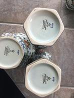 Set , Delft polychroom Holland Handwerk 450 en 449, Antiek en Kunst, Antiek | Vazen, Ophalen