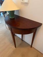 Antiek bijzet tafeltje, half rond, Ophalen