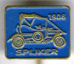 Spijker 1906 blauw op koper oldtimer auto speldje ( C_336a ), Verzenden, Zo goed als nieuw, Transport, Speldje of Pin