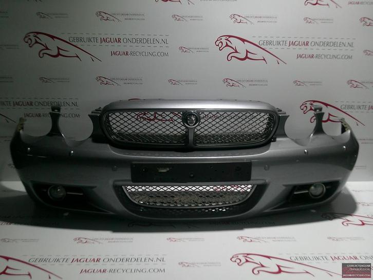 Voorbumper Jaguar XJ X358 met powerwash, PDC en Gril grijs, Auto-onderdelen, Carrosserie en Plaatwerk, Bumper, Jaguar, Voor, Gebruikt