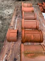 6 nokpannen te koop, Doe-het-zelf en Verbouw, Dakpannen en Dakbedekking, Ophalen of Verzenden, Rood, Steen of Klei, Dakpannen