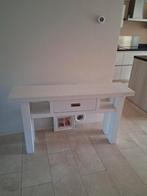 Side table wit, Huis en Inrichting, Ophalen, Gebruikt, 100 tot 150 cm, 25 tot 50 cm