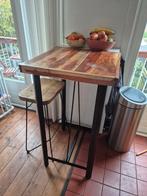 Sta tafel met barkruk hoge tafel, Ophalen