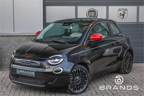 Fiat 500E La Prima Navi Clima Pano Leder LED Garantie, Auto's, Fiat, Bedrijf, Te koop, 500E, ABS, Achteruitrijcamera, Adaptive Cruise Control