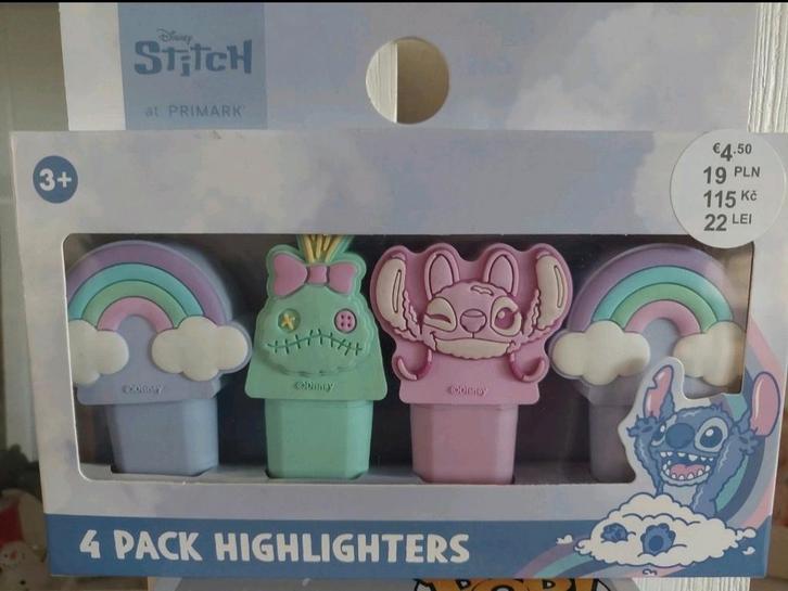 Lilo & Stitch 4 pack Highlighters Angel Scrump Rainbow, Diversen, Schrijfwaren, Nieuw, Ophalen of Verzenden