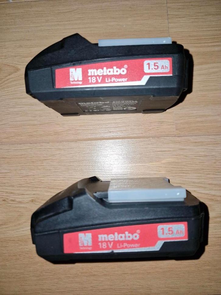 Metabo LiPower accu 18V / 1,5Ah origineel CAS NIEUW, Doe-het-zelf en Verbouw, Gereedschap | Machine-onderdelen en Toebehoren, Nieuw