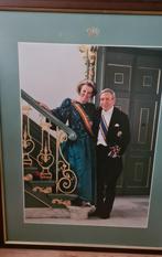 Staatsieportret Beatrix en Claus, Verzamelen, Koninklijk Huis en Royalty, Ophalen, Gebruikt, Nederland, Kaart, Foto of Prent
