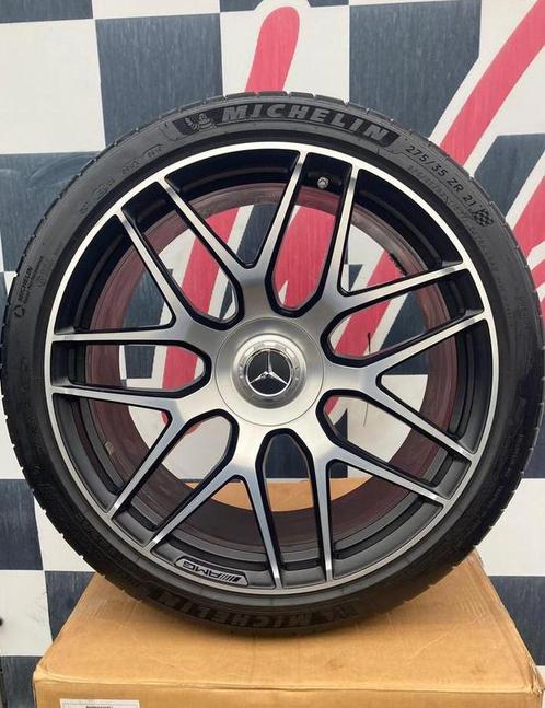 21 inch Originele Mercedes AMG GT 63 velgen 5x112 Michelin, Auto-onderdelen, Banden en Velgen, Banden en Velgen, Zomerbanden, 21 inch