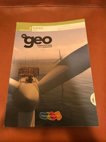 De Geo Aardrijkskunde 2 vmbo-gt/havo werkboek beschikbaar voor biedingen