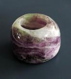 Regenboog Fluoriet Edelsteen Theelichthouder, Ophalen of Verzenden, Nieuw