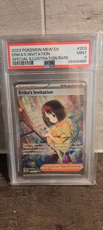 Erika 's Invitation 151 mew Mint Psa 9 ( laatste ) beschikbaar voor biedingen
