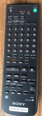 ORIGINELE SONY RM-D7M MINIDISC DECK AFSTANDSBEDIENING, Ophalen of Verzenden, Gebruikt, Origineel