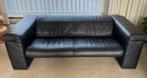 Rolf Benz Tweezitsbank zwart leder |  GRATIS, Huis en Inrichting, Banken | Sofa's en Chaises Longues, Ophalen, Gebruikt, 150 tot 200 cm